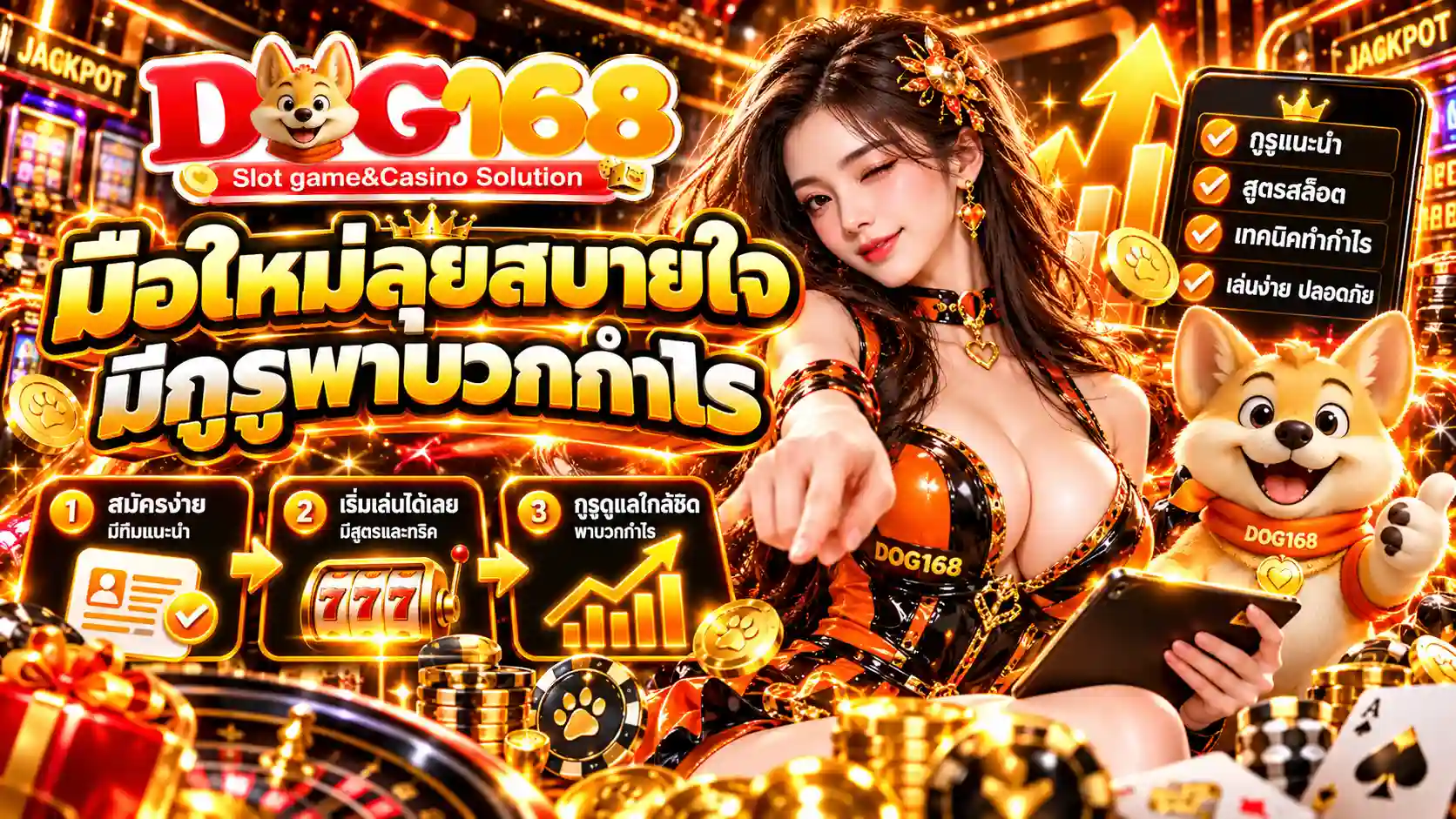 มือใหม่ลุยสบายใจ-DOG168-มีกูร-พาบวกกำไร
